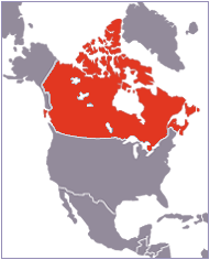 carte du Canada