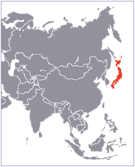 carte du Japon