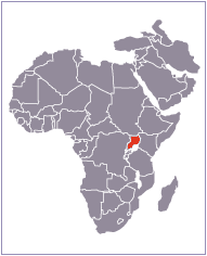 carte du Ouganda