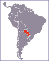 carte du Paraguay